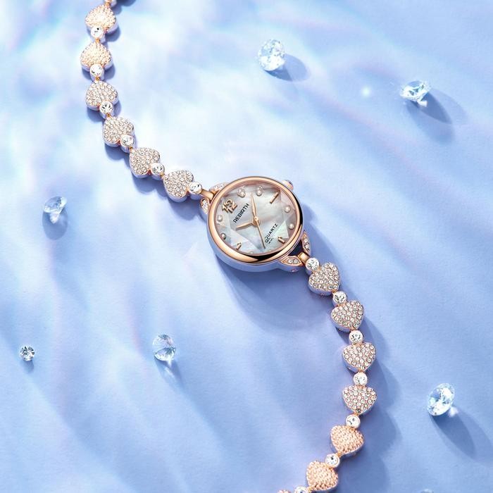 Rebirth Jam Tangan Wanita Berlian Mode Anti Air Jam Tangan Cewek