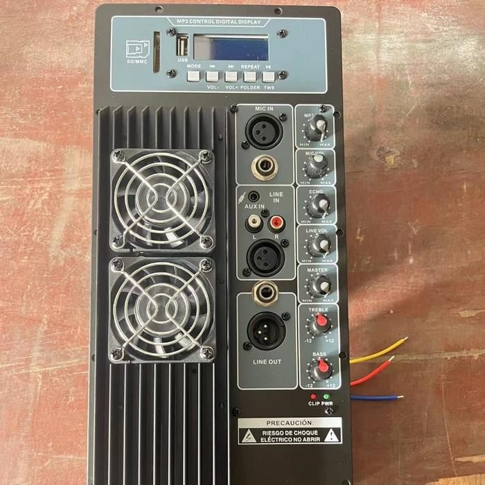 POWER KIT MESIN SPEAKER AKTIF HITAM PL2 MP3 USB BLUETOOTH