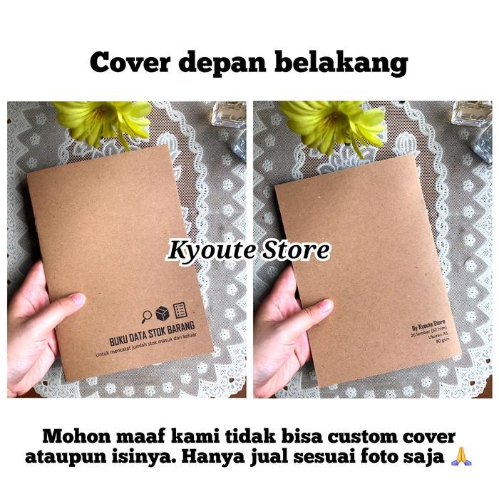 Buku Catatan Stok Barang A5 Kyoute Praktis & Rapi untuk Pengelolaan Inventaris / Inventory Logbook