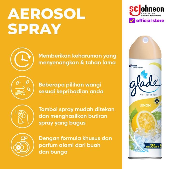 1gx9- Glade Aerosol Lemon 350Ml