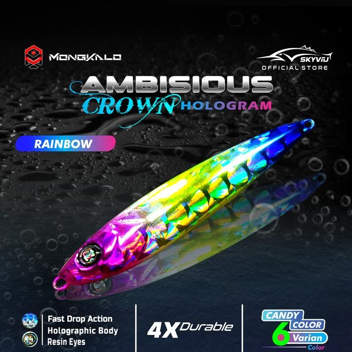 DUniaPancingan- Umpan Metal Jig 60 Gram Mongkalo Ambisious Kipas Metal Jig 60G 60Gr 60 G Umpan Jig