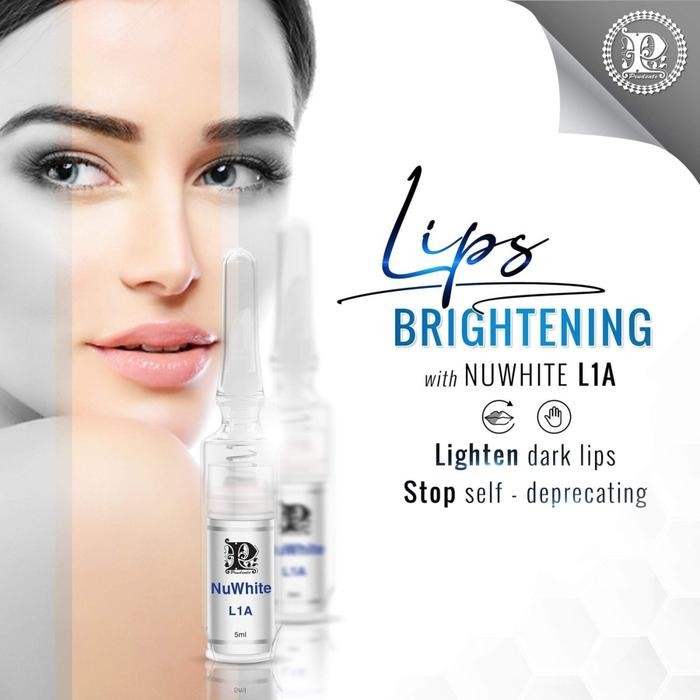 PROMO PEMERAH BIBIR PERMANEN ALAMI PEMERAH BIBIR HITAM NUWHITE L1A