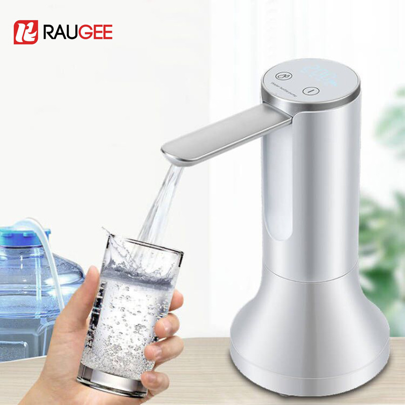 Electric Water Dispenser Pump Automatic Water Bottle Pump USB Recharging Water Gallon Bottle Pump 19