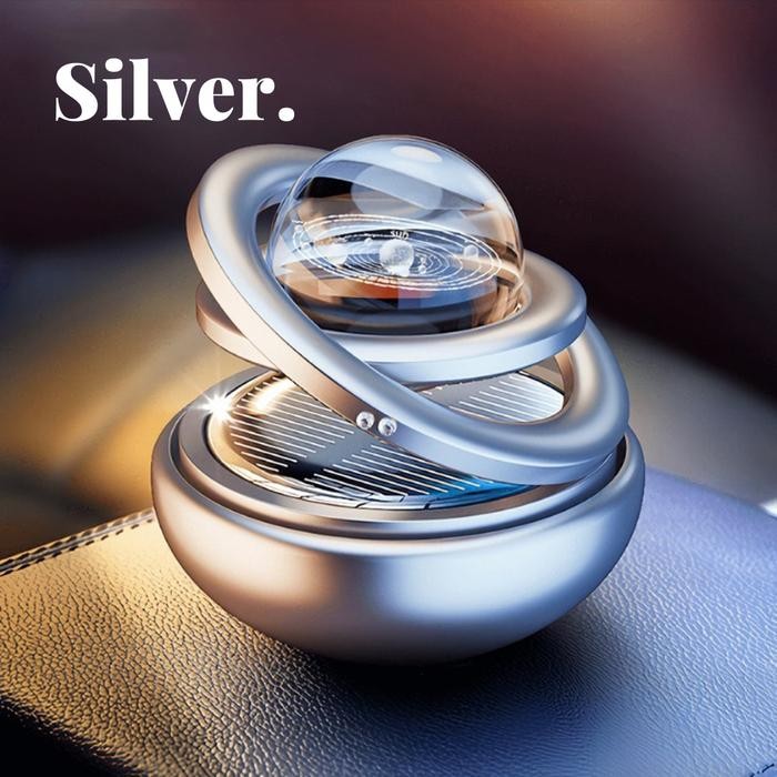 [Gloria] Parfum Mobil Tahan Lama / Pewangi Car Energi Matahari Bisa Berputar Bola Krystal Termurah