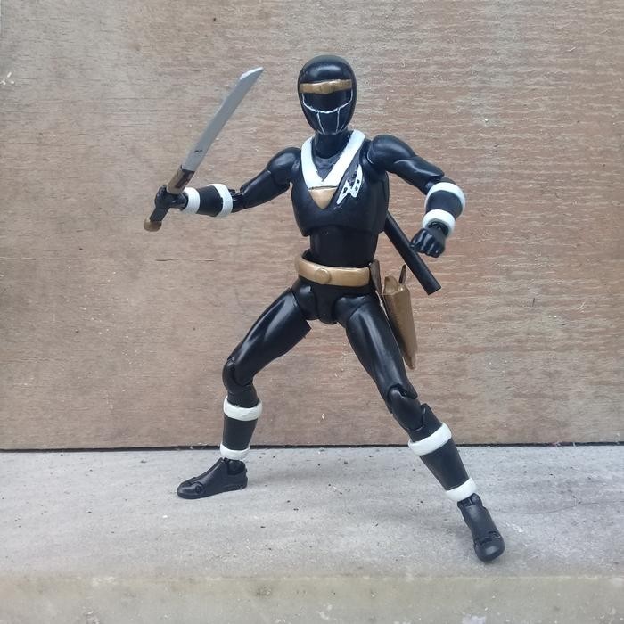 q9v5- Action Figure Custom Shf Black Kakuranger Power Rangers Super Sentai