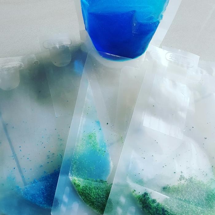 KIDmOms- Ice Gel Pendingin Ruangan Sepaket Ice Pack Kipas Angin Ac Gel Kristal