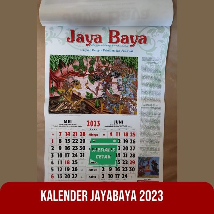KALENDER JAYABAYA KALENDER JOYOBOYO