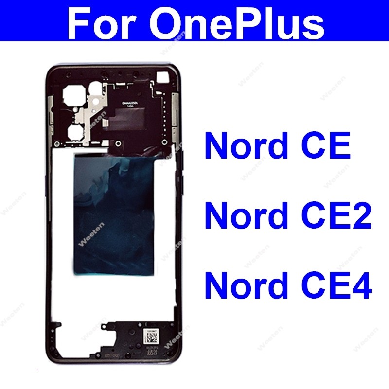 Middle Housing For Oneplus Nord Ce 2 Nord Ce2 Nord Ce4 5G Middle Frame Holder Cover Replacement