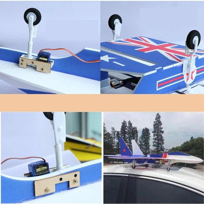 Hobi3s- Su27 Assembly Kit Board Landing Gear Diy Steering Wheel Pesawat Rc