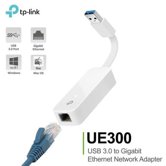 TP-LINK UE300 Converter USB to LAN for PC Laptop , link ue 300 tplink