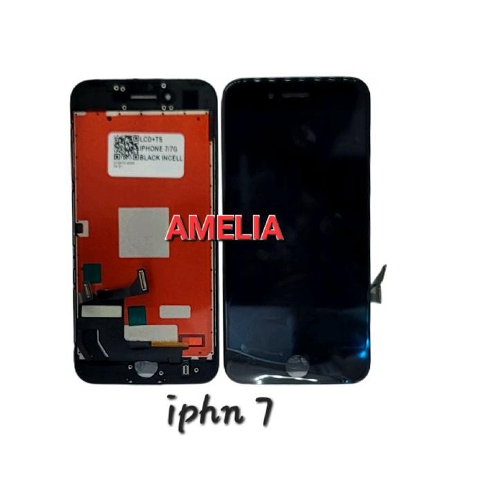 LCD iP 7 Fullset Touchscreen Ori Hitam & Putih Layar Penggantian Rusak Garansi 7 Hari