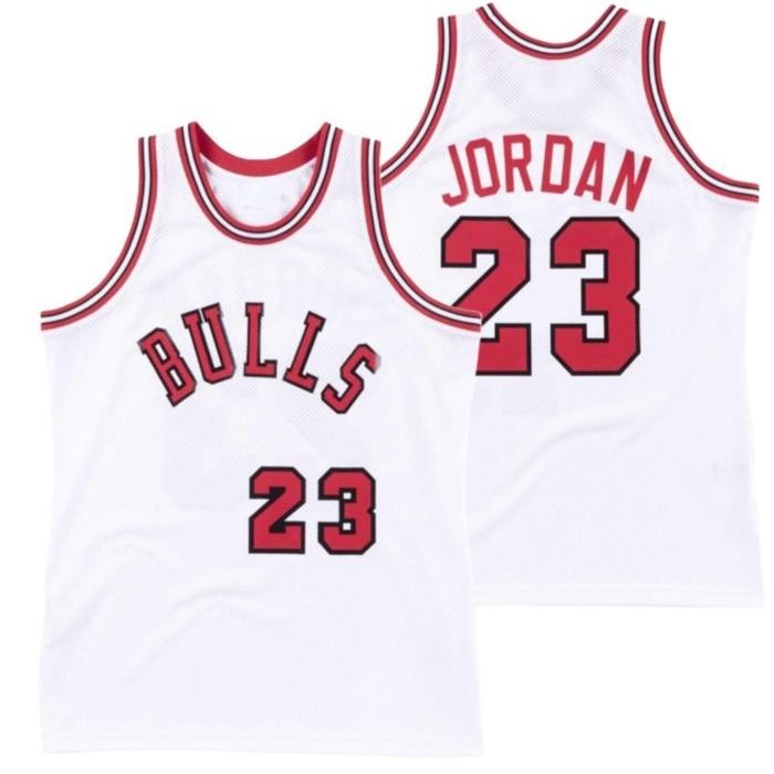 BORDIR IMPORT JERSEY BAJU BASKET CHICAGO BULLS 23 MICHAEL JORDAN PUTIB 84/85 ROOKIE SEASON