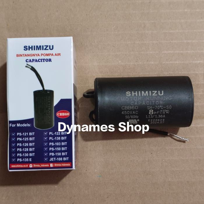 Kapasitor Shimizu 8 uf