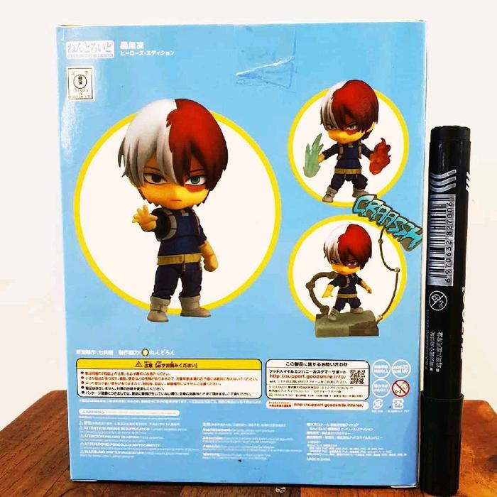 HOT SALE MAINAN ACTION FIGURE NENDO 1112 MY HERO ACADEMIA SHOTO TODOROKI NENDOROID RECAST