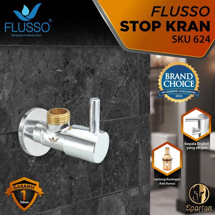 FLUSSO KRAN SE1 SK BRASS - STOP KRAN AIR FLUSSO 1/2