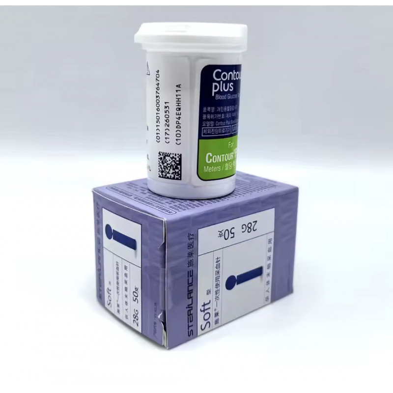 Bayer Contour Plus Blood Glucose Test Strips---50/100 Test Strips or meter, Home Diabetes Testing