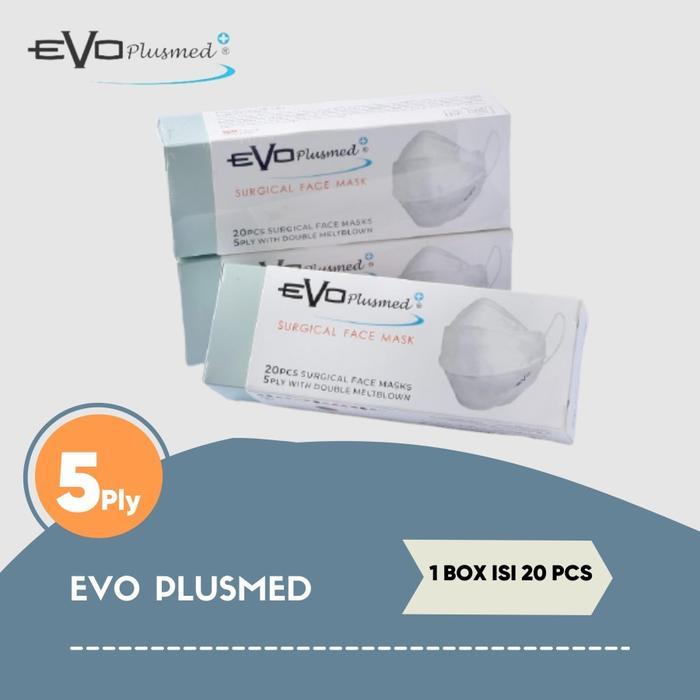 Evo Plusmed Face Mask / Masker Medis 5 Ply