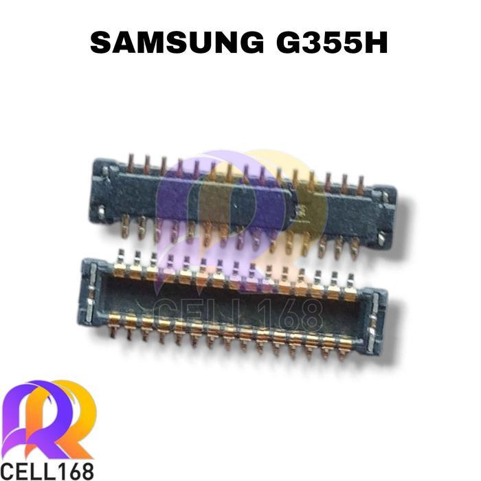 NEW KONEKTOR LCD SAMSUNG G355H SOKET CONNECTOR LCD FPC DIMESIN