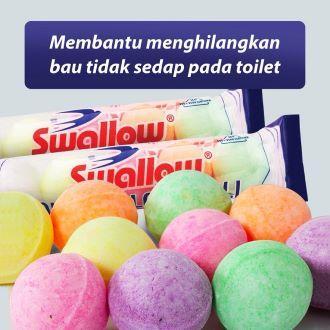 (PAKET 12 PCS) KAMPER SWALLOW TOILET WARNA / SWALLOW TOILET BALL / TOILET BALL / KAMPER TOILET