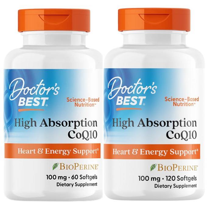 Terlaris Doctor'S Best High Absorption Coq10 With Bioperine 100 Mg Doctors Best