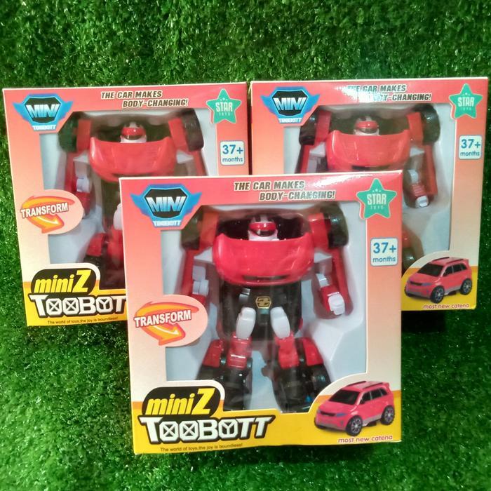 Mainan Mini Tobot Z Merah - Mainan Robot Tobot Mini Z