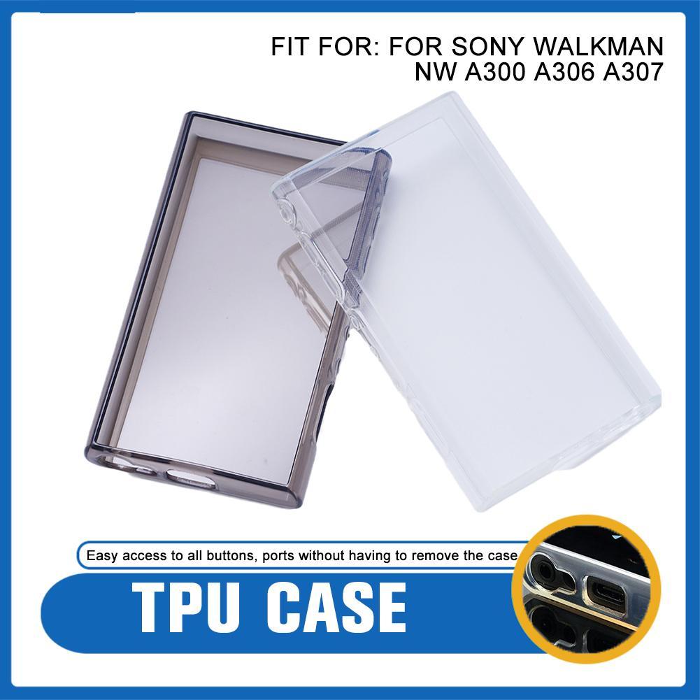 For Sony Walkman NW-A300 Series NW-A306 NW-A307 Clear Soft TPU Skin NW-A307 Cover Transparent Case