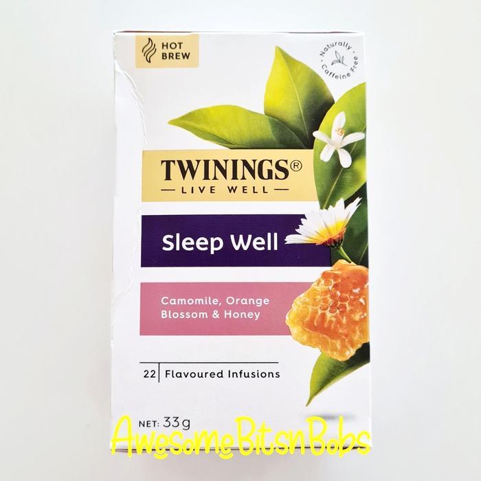 Twinings Live Well Hot Brew Sleep Well 20 Tea Bags Terbaruu