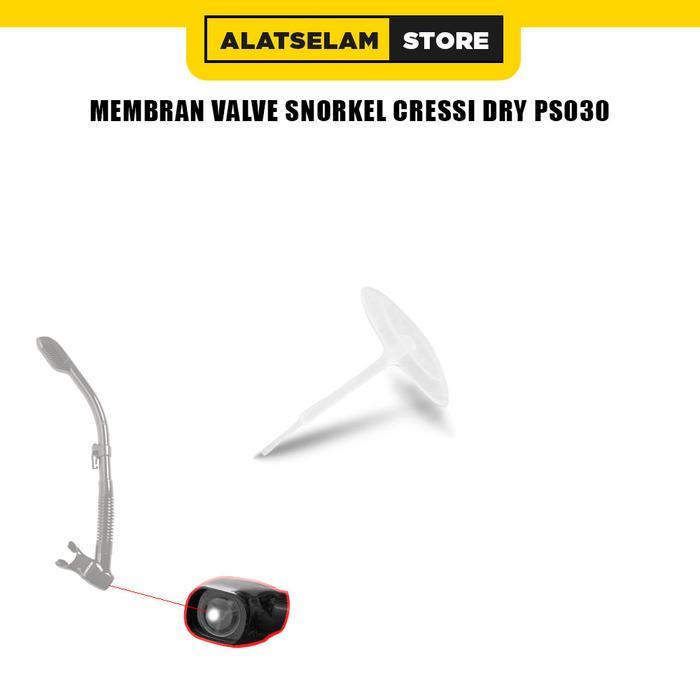 Membran Valve Snorkel Cressi Dry PS030 / Membran / Silicone Untuk Snorkel Cressi Dry / Tutup Snorkel