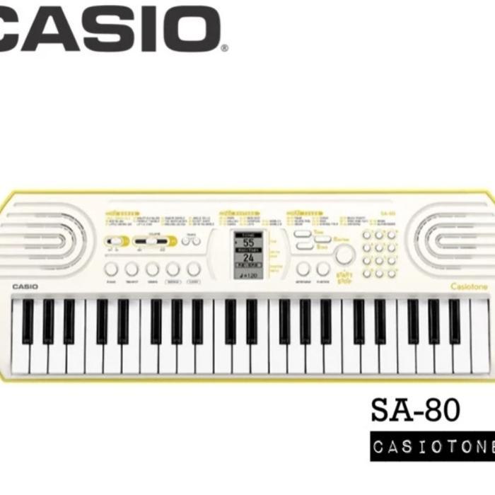Keyboard Casio SA-80/81 Casiotone Original 44 Keys Mini Portable Piano + Garansi Resmi