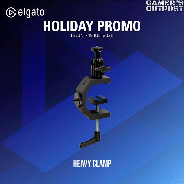DISKON ELGATO Heavy Clamp Heavy Duty G-Clamp and Ball Head
