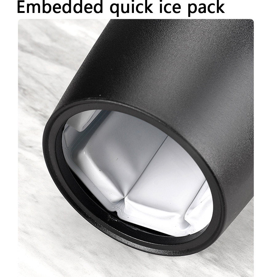 Wine ice bucket tools outdoor cooling champagne wine ice bucket insulation ice hip flask freezer