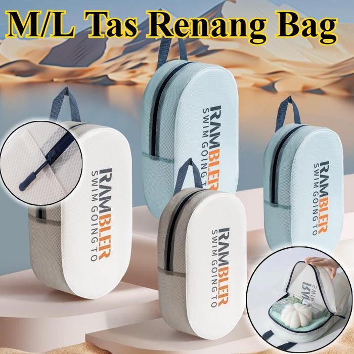 M/L Tas Renang /Tas Renang Bag / Tas Baju Renang Waterproof Tas Renang Pocket Bag Waterproof Dry