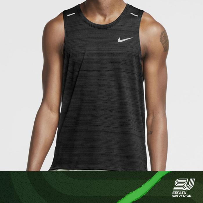 Nike Dri-Fit Miler Running Tank Black