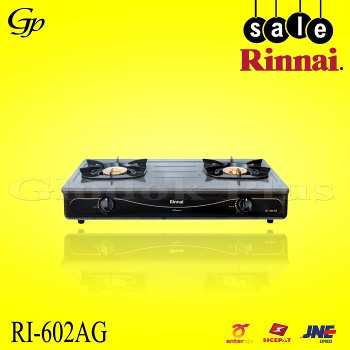 Rinnai RI-602AG Kompor Gas 2 Tungku RI602AG rinai 602 AG