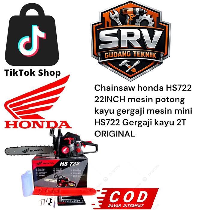 Chainsaw honda HS722 22INCH mesin potong kayu gergaji mesin mini HS722 Gergaji kayu 2T