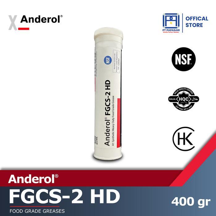 Anderol Grease Food Grade FGCS-2 HD NLGI 2 Tube 400 gram grease sertifikat halal NSF H1 cocok untuk