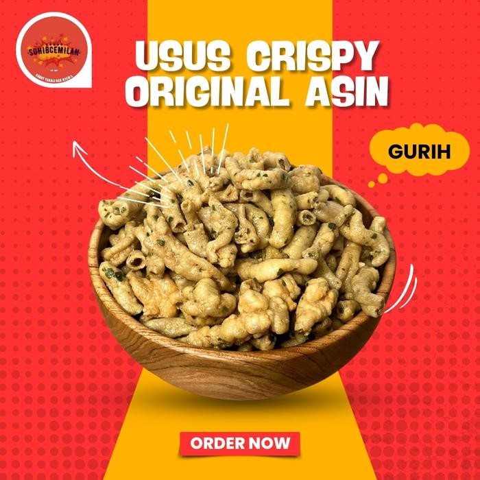 

1KG - USUS CRISPY PEDAS DAUN JERUK GORENG ASIN