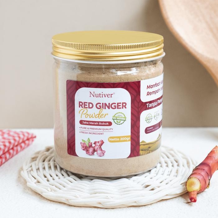 

Stok Baru Nutiver Jahe Merah Bubuk Red Ginger Powder Jahe Merah Bubuk Asli