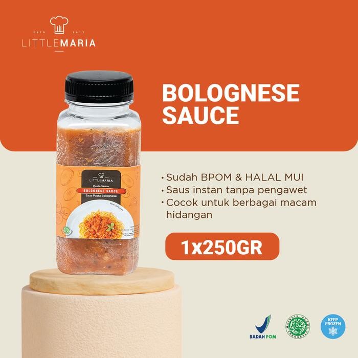 

Stok Baru LittleMaria Bolognaise Sauce/Saus Bolognaise 250g