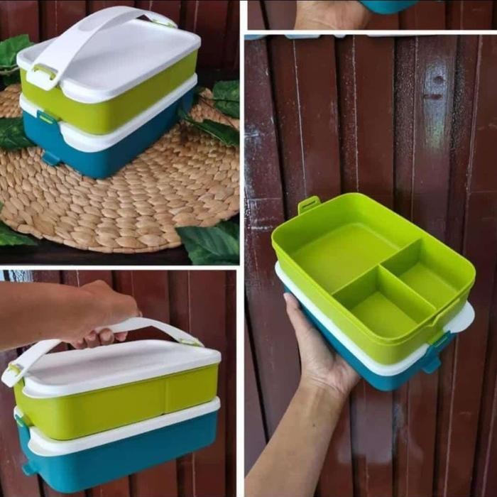 Tupperware Rantang Susun / Tempat Makan Small Click To Go