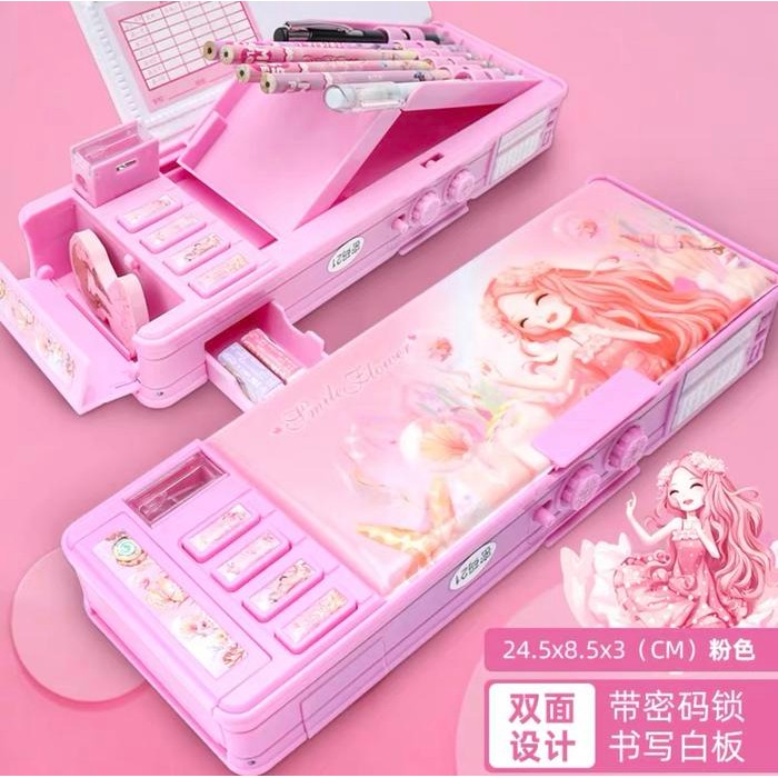 

KOTAK TEMPAT PENSIL ANAK PEREMPUAN KARAKTER PRINCESS MAGNET SANDI