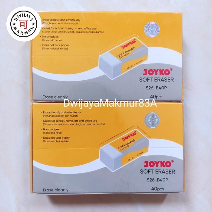 

NEW PRODUK PENGHAPUS ERASER JOYKO 1 KOTAK ISI 40 BUAH WARUNG ARA67