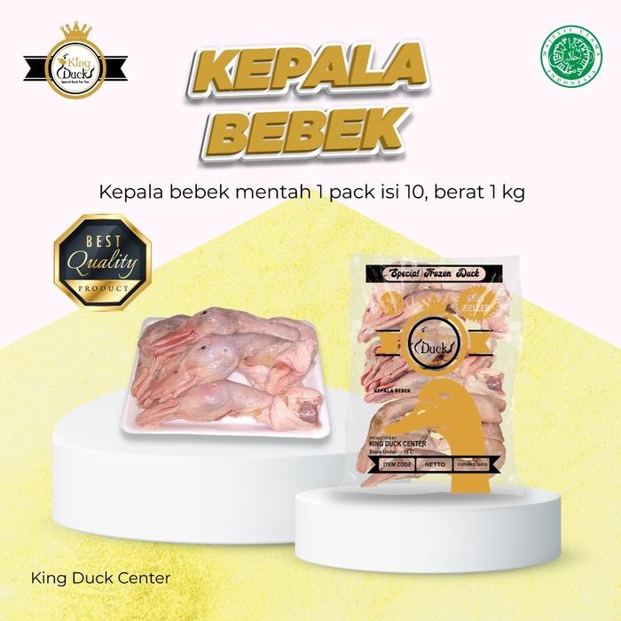 

Pilihan- Kepala Bebek Fresh / Frozen 1 Pack Isi 10 Pcs