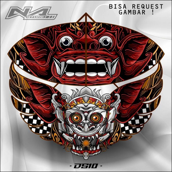 

Layang-layang Ram Raman Kain Full Printing bahan Satin High Quality