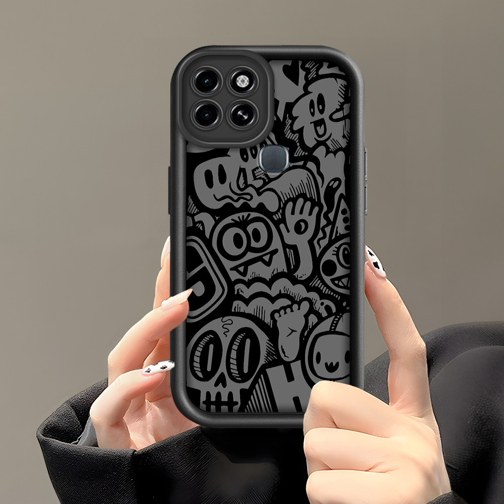 Casing Kecenderungan Untuk For Infinix Smart 6 2021 X6511B Phone Case Softcase Soft Kesing Sofcase C