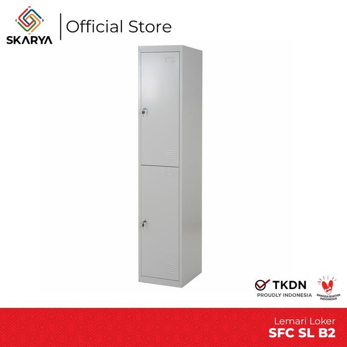 

Loker Besi 2 Pintu Steel Locker 2 Doors SFC SL B2 (Baru)