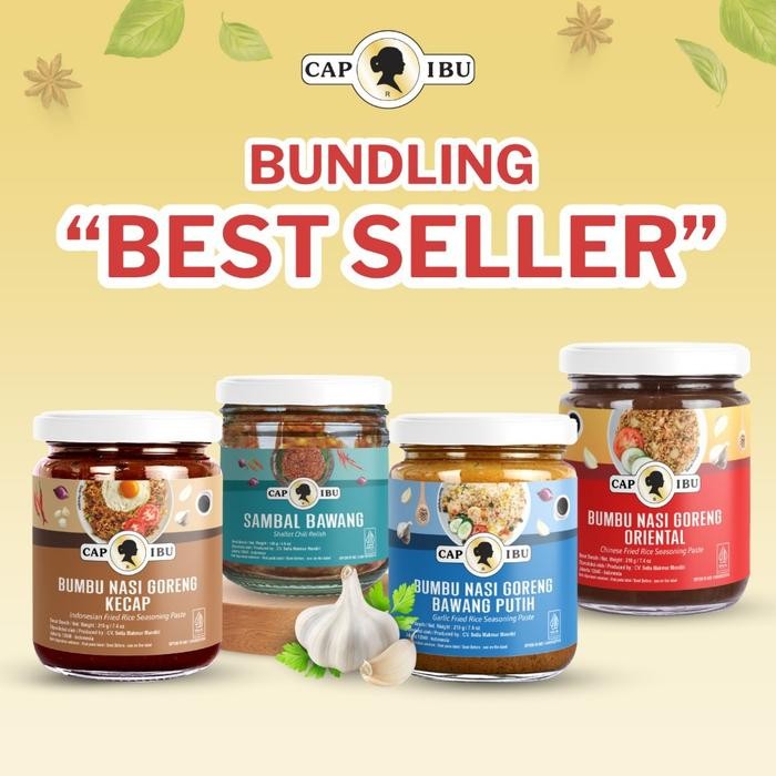 

ASLI [BUNDLING BEST SR] CAP IBU Bumbu Best Sr Nasi Goreng Sambal Bawang READY STOCK