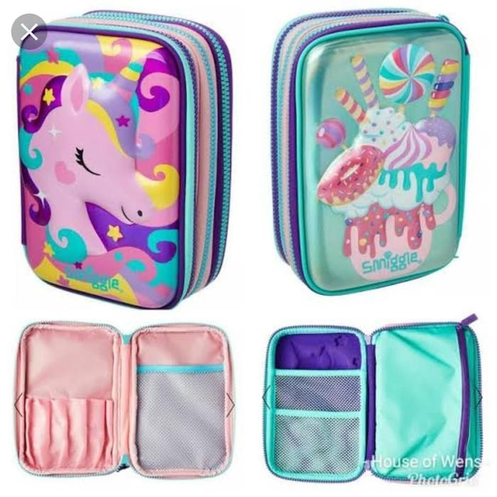 

SMIGGLE HIP HARDTOP TRIPLE UP PENCIL CASE - TEMPAT PENSIL SMIGGLE