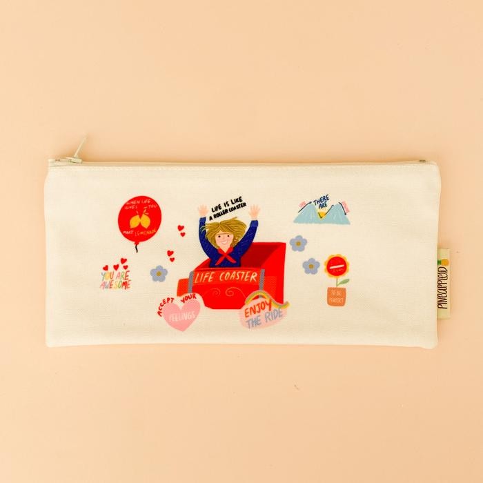 

PENCIL POUCH - LIFE IS LIKE A ROLLER COASTER