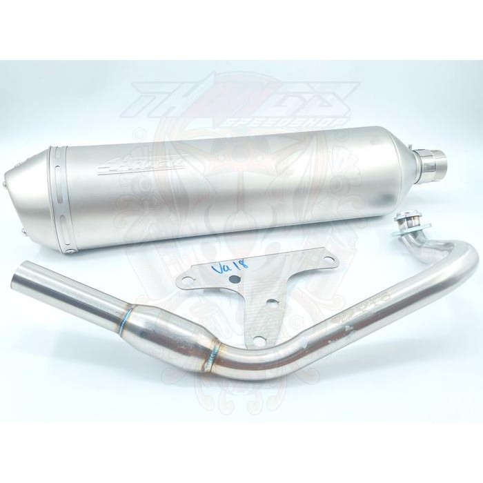 KNALPOT LEOVINCE 4ROAD LEHER STEINLESS VARIO 125/150 2018 - 2020